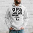 Zum Opa Beförders 2025 Gray Kapuzenpullover Geschenke für Ihn