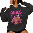 Aries Girl Birthday Queen Sneakers Zodiac Sign Women Hoodie