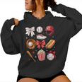 Baseball Mom Coquette Bow Mother's Day Baseball Mama Women Hoodie