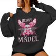 Biker Rocker Heavy Rock Punk Girl Hard Girl Metal S Kapuzenpullover für Damen