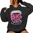 Only Child Big Sister 2025 Cute Promoted To Big Sister 2025 Women Hoodie