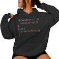 Coffee Software Developer Programmer Coder Coffee Drinker Kapuzenpullover für Damen