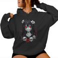 Creepy Kawaii Goth Girl Horror Anime Aesthetic Women Hoodie