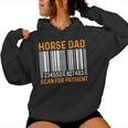 Dad Of Horse Lover Equestrian Horseback Rider Horse Riding Women Hoodie