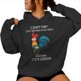 I Don't Fart I Just Whisper In My Pants Chicken Kapuzenpullover für Damen