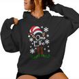 Elf Grandma Grandmother Elf Christmas Ugly Christmas Kapuzenpullover für Damen