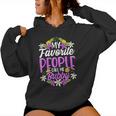 My Favorite People Call Me Bubby Floral Women Hoodie