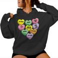 Candy Heart Anti Valentine's Day Sarcastic Love Joke Women Hoodie