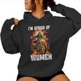 I'm Afraid Of Cringe Skeleton Sudadera con capucha para mujer