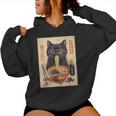 Kawaii Noodles Soup Anime Japanese Ramen Cat Ns Girls Women Hoodie