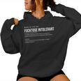 Lactose Tolerant Fucktose Intolerant Sarcasm Women Women Hoodie