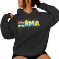 Mama Mom And Dad Birthday Princess Girl Family Matching Women Hoodie