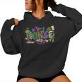 Mardi Gras Nurse Carnival Parade Icu Rn Nursing School Women Women Hoodie