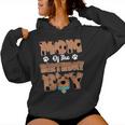 Mom And Dad Birthday Boy Dog Family Matching Women Hoodie