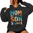Mom Son Squad Mother Family Women Hoodie