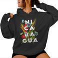 Nicaragua Flores Nicaragüenses Flores Nicaraguense Floral Sudadera con capucha para mujer