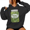 Pickle A Girl Who Loves Pickles Canning Food Quote Kapuzenpullover für Damen