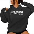Pit Crew Mama Race Birthday Matching Family Racing Mama Sudadera con capucha para mujer