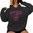 Pony And Heels Lover Pink Girls Clubs Disco Retro Western Women Hoodie