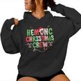 Retro Hemonc Christmas Crew Hematology Oncology Nurse Xmas Women Hoodie Retro Hemonc Christmas Crew Hematology Oncology Nurse Xmas Women Hoodie
