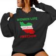 Rise With The Of Iran Life Freedom Mahsaamini Kapuzenpullover für Damen