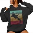 Whale Orca Retro Hombres Es Novedadintage Sudadera con capucha para mujer
