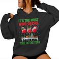 The Most Wine Derful Time Of The Year Christmas Women's Kapuzenpullover für Damen