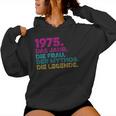 Women's Birthday intage 1975 Woman Myth Legend Kapuzenpullover für Damen