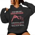 Women's Construction Line Construction Inspection Construction Site Construction Manager Kapuzenpullover für Damen