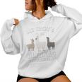 Alpaca And Llamas Mir Reichts Ich Geh Alpacas Stroke Kapuzenpullover für Damen