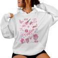 Birthday Girl Groovy Taylor First Name Personalized Heart Women Hoodie
