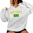 Brazil For Brazilian Boys And Girls With Brazilian Flag Day Green Kapuzenpullover für Damen