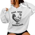 Chicken Bawk Mother Clucker Chicken Mom Chicken Dad Women Hoodie