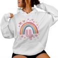 Children's Birthday 4 Girls Rainbow Fairy Four 4 Years Kapuzenpullover für Damen