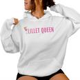 Lillet Queen Summer Alcohol Lillet Kapuzenpullover für Damen