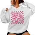 Retro Cute Cupid Sunglasses Valentines Day Girl Women Women Hoodie