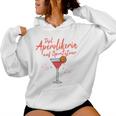 Women's Dipl Aperolian On Spritztour Humour Fun S Kapuzenpullover für Damen