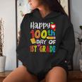 100 Days Smarter First Grade 100Th Day Of School 1St Grade Women Hoodie Gifts for Her