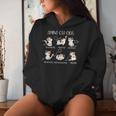 Amino Acid Cats Chemistry Cute Science Teacher Cat Lovers Women Hoodie Gifts for Her