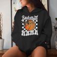Basketball Mama Coquette Bow Game Day Sports Lover Mom Women Hoodie Gifts for Her