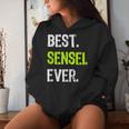 Best Sensei Ever Martial Arts Teacher Kapuzenpullover für Damen Geschenke für Sie