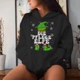 Care Elf Women's Nursing Home Elf Nurse Christmas Kapuzenpullover für Damen Geschenke für Sie