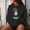 Chicken Mom Agriculture Farmer Chicken Chicken Kapuzenpullover für Damen Geschenke für Sie