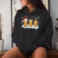 Christmas Outfit Beer Party Outfit Beer Beer Glasses Kapuzenpullover für Damen Geschenke für Sie