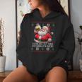 Christmas Santa Beer Scheiße Ist Das Besinnlich Here Kapuzenpullover für Damen Geschenke für Sie