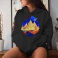 Conception De Paysage De Randonnée Montagne Arc-En-Ciel Sweat à capuche femme Cadeaux pour elle