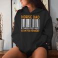 Dad Of Horse Lover Equestrian Horseback Rider Horse Riding Women Hoodie Gifts for Her