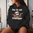 Das Ist Mir Schnuppe Sloth Motif With Sloth Kapuzenpullover für Damen Geschenke für Sie