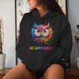 Colourful Owl Kapuzenpullover für Damen Geschenke für Sie