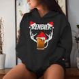 Saying Beer Renbier Reindeer Saufen Alcohol Kapuzenpullover für Damen Geschenke für Sie